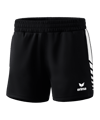 Erima Six Wings Worker Short Damen Schwarz Weiss