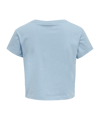 Hummel hmlLEGACY Cropped T-Shirt Damen Blau F7165 - blau