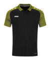 JAKO Performance Polo Kids Schwarz Gelb F808