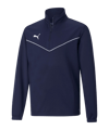 PUMA teamRISE HalfZip Sweatshirt Kids Blau F06