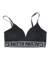Calvin Klein Low Support Sport-BH Weiss F001 - schwarz