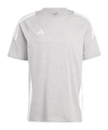 adidas Tiro 24 T-Shirt Grau Weiss