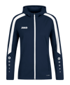 JAKO Power Kapuzenjacke Damen Blau F900