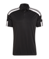 adidas Squadra 21 Poloshirt Schwarz Weiss