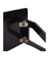 Cawila ACADEMY Prallwand 100x40cm Schwarz - schwarz