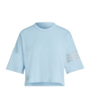 adidas T-Shirt Damen Blau - blau
