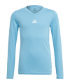 adidas Team Base Top langarm Kids Blau