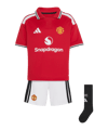 adidas Manchester United Trikot Set Home 2026/2027 Kids Rot - rot