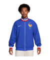 Nike Frankreich Anthem Jacke EM 2024 Blau F452 - blau