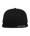 Merch 5 Panel Classic Snapback Cap Black Black - schwarz