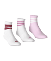 adidas 3 Stripes Mid Cut 3er Pack Socken Weiß