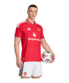 adidas Manchester United Authentic Trikot Home 2026/2027 Rot - rot