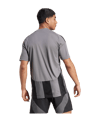 adidas Striped 24 Trikot Grau Schwarz - mehrfarbig