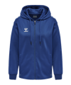 Hummel hmlCORE XK Kapuzenjacke Damen Blau F7045