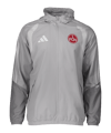 adidas 1. FC Nürnberg Allwetter Jacke Grau - grau