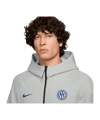 Nike Inter Mailand Tech Fleece Hoody Grau F092 - grau