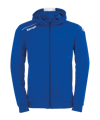 Kempa Player Kapuzenjacke Blau Weiss F04 - blau