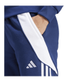 adidas Tiro 24 Trainingshose Damen Blau Weiss - blau