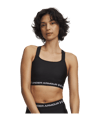 Under Armour HeatGear High Sport-BH Damen Schwarz F008 - schwarz