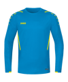 JAKO Challenge Sweatshirt Kids Blau Gelb F443 - blau