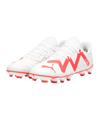 PUMA FUTURE Play FG/AG Breakthrough Jr Kids Weiss Rot Schwarz F01 - weiss