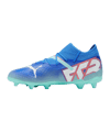 PUMA FUTURE 7 Pro FG/AG Formula Jr Kids Blau Weiss F01 - blau