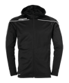 Uhlsport Stream 22 Kapuzenjacke Schwarz Weiss F01 - schwarz