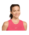 Nike Essential Rib Crop Tanktop Damen Pink F629 - rosa
