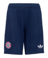 adidas FC Bayern München Short Away 2026/2027 Kids Blau - blau