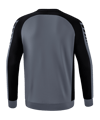Erima SIX WINGS Sweatshirt Grau Schwarz - grau