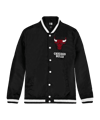New Era Chicago Bulls Logo Varsity Jacke Schwarz - schwarz