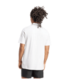 adidas Essentials Small Logo T-Shirt Weiß - weiss