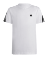 adidas 3S T-Shirt Weiss Schwarz - weiss