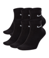 Nike Everyday Cushioned Ankle 6er Pack Socken F010 - schwarz