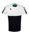 Erima SIX WINGS T-Shirt Schwarz Weiss - schwarz
