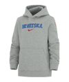 Nike Kroatien Club Hoody EM 2024 Kids Grau Rot - grau