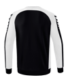 Erima Six Wings Sweatshirt Kids Schwarz Weiss - schwarz
