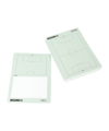 Cawila PRO 50 Blatt A6 Notecards Lehrblock Weiss - weiss