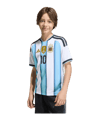 adidas Argentinien Messi Trikot Home WM 2026 Kids Weiß - weiss