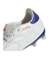 adidas COPA Pure 2 Pro FG Advancement Weiss Blau - weiss