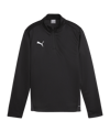 PUMA teamGOAL Training 1/4 Zip Sweatshirt Kids F03 - schwarz