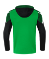 JAKO Performance Hoody Grün Schwarz F221 - gruen