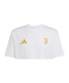adidas Juventus Turin Graphic T-Shirt Weiß - weiss