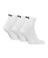 PUMA Quarter Plain 3P Socken Weiß F300 - weiss