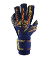 Reusch Attrakt Gold X Evolution TW-Handschuhe Blau Gold Schwarz F4411 - blau