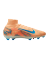 Nike Air Zoom Mercurial Superfly X Elite FG Kylian Mbappe Signature Orange F801 - orange
