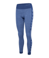 Hummel Mt Shine Seamless Mw Tight Damen Blau F7530 - blau