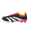 adidas Predator Elite FG Solar Energy Kids Schwarz Weiss Rot - schwarz