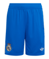adidas Real Madrid Short 3rd 2025/2026 Kids Blau - blau