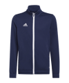 adidas Entrada 22 TK Trainingsjacke Kids Blau - blau